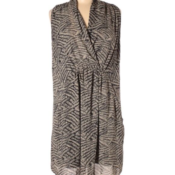 Collective Concepts Black Tan Dress Medium - Picture 1 of 6